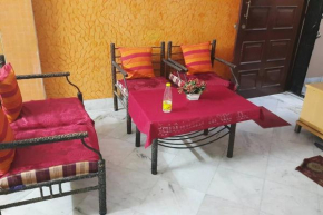 2BHK furnished flat & balcony near South City Mall